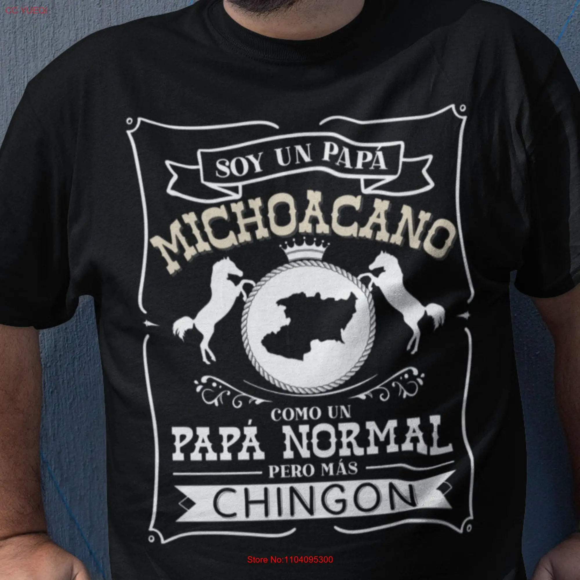 Soy Un Papa Michoacano Como Normal Pero Mas Chingon Michoacan Mexico Camisa T Shirt Dia De Los Padres