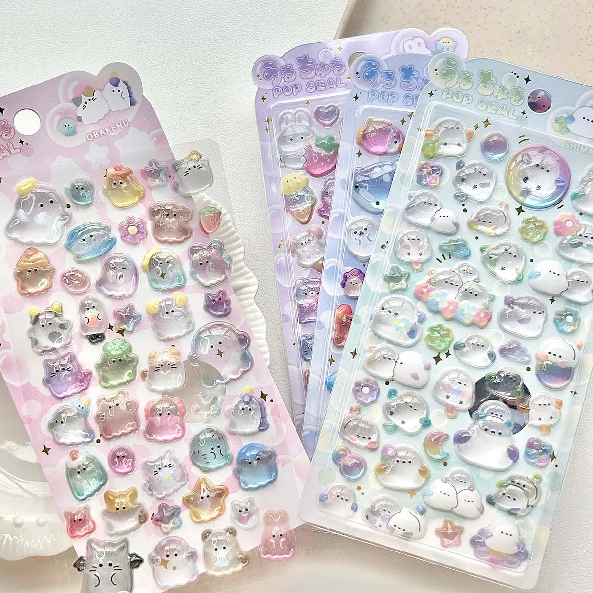 Cute 3D Stickers Cartoon Deco Stickers DIY Phone Luggage Motorcycle Laptop Suitcase Decal Sticker