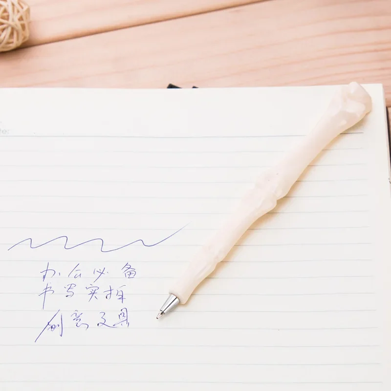 

50 шт., простые странные новые креативные канцелярские принадлежности, студенческие призы, реалистичная шариковая ручка для моделирования костей, подарочная ручка, оптовая продажа