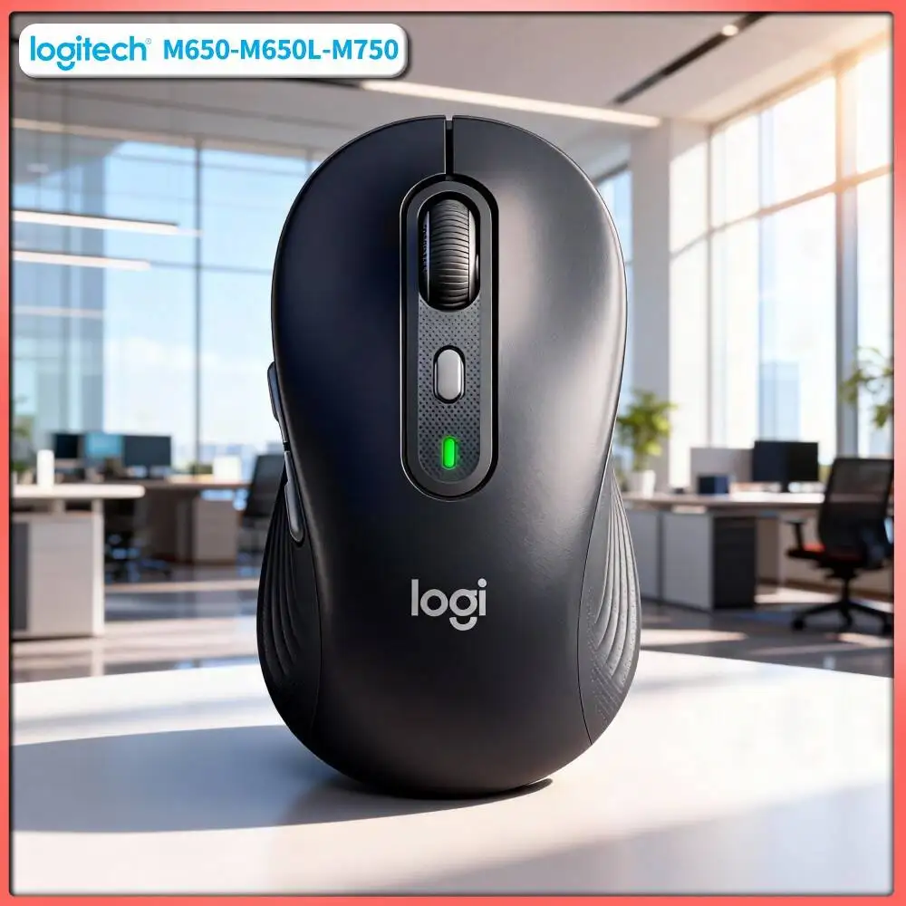 Logitech M750 Office Mouse - Precision Tracking Sensor, 3-Device Sync System, Rubber Comfort Grips, Home Desk Pick Tool