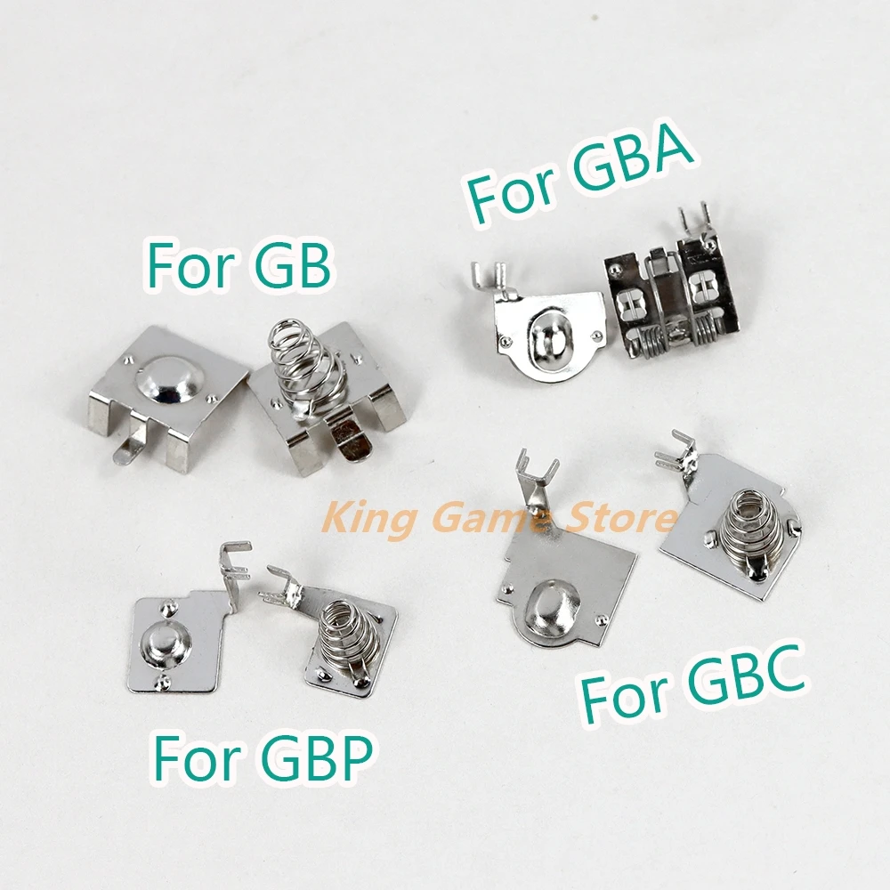 

100pairs Positive Negative Poles Battery Terminals Spring Contacts Replacement For GB GBA GBC GBP Console Housing & Mainboard