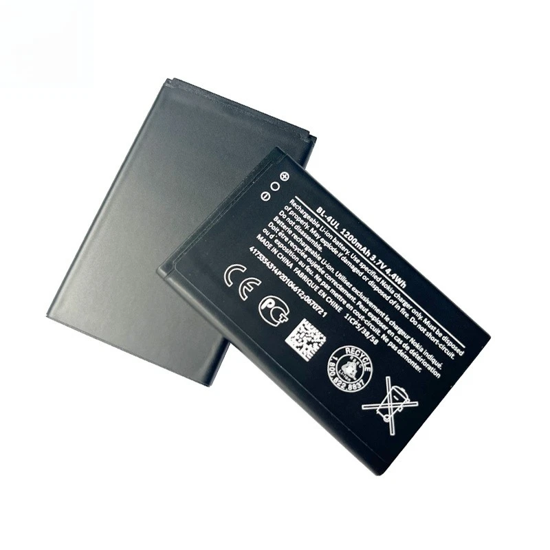 【Certificación CE】 Batería BL-4UL de 3.7V 1200mAh para teléfono móvil Nokia 3310 2017 TA1030, Lumia 225, 330, RM-1172, RM-1011, RM-1126 3