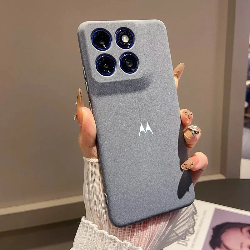 Rock Sand Skin Feel Slim Case für Motorola Signature Edge 70 Ultra 60 Fusion Neo G87 G77 G67 G57 G47 G37 G17 Power Schutzhülle