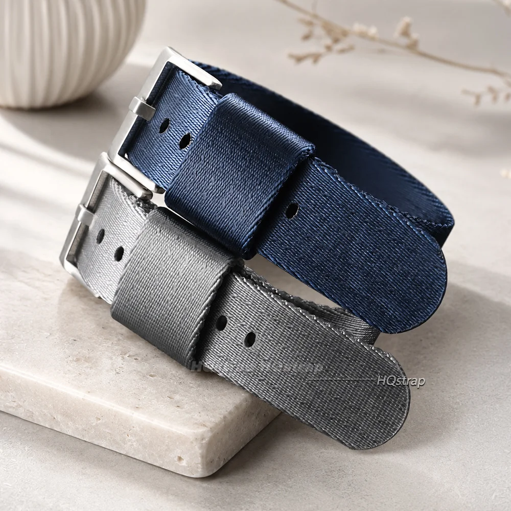Military Nylon Fabric Watch Strap 18mm 20mm 22mm Universal Bracelet Soft Woven Canvas One Piece Sport Wristband Accessories