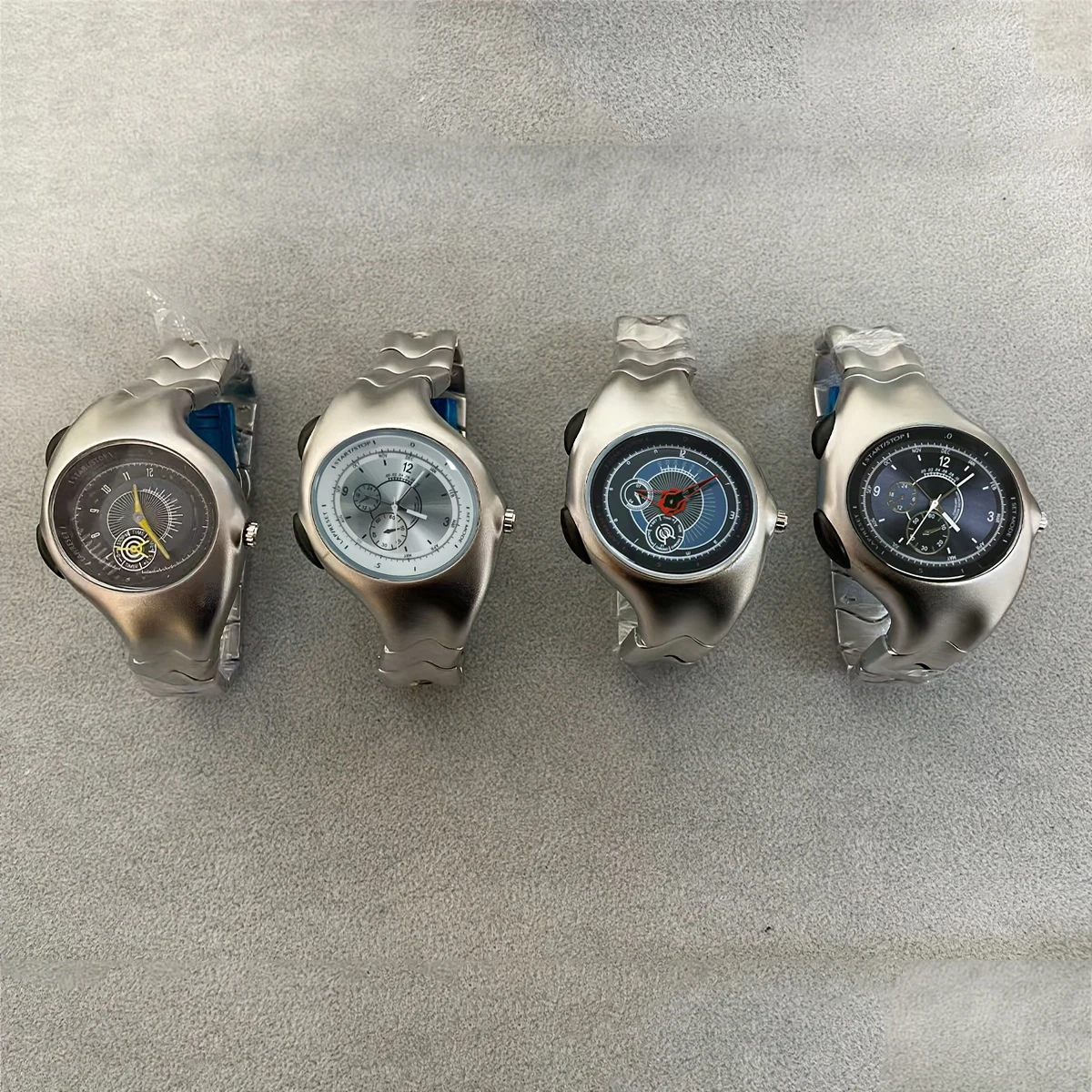 Reloj de cuarzo Original Alien y2k, creativo, Vintage, a la moda, relojes de diseño retorcido para hombre, Reloj часы мужɔе 1926