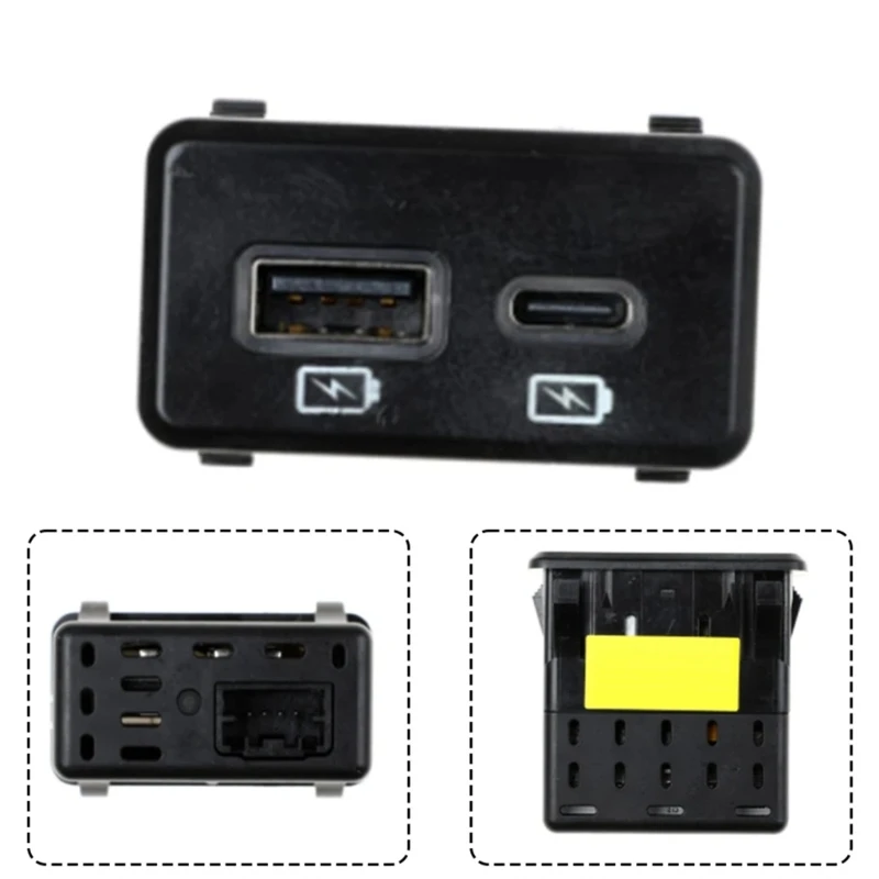 Vehicle Central Control Panel USB Outlet for T98Q7-6RR0A T98Q76RR0A T99Q7-6LB0A T99Q7-6LB0B Convenient Device Charging GTWS