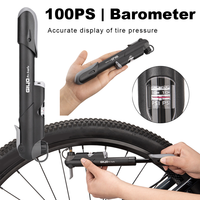 Bicycle Inflator High Pressure Bike Barometer Schrader Presta Valve Cycling Hand Air Pump for French Schrader Valve Accesories