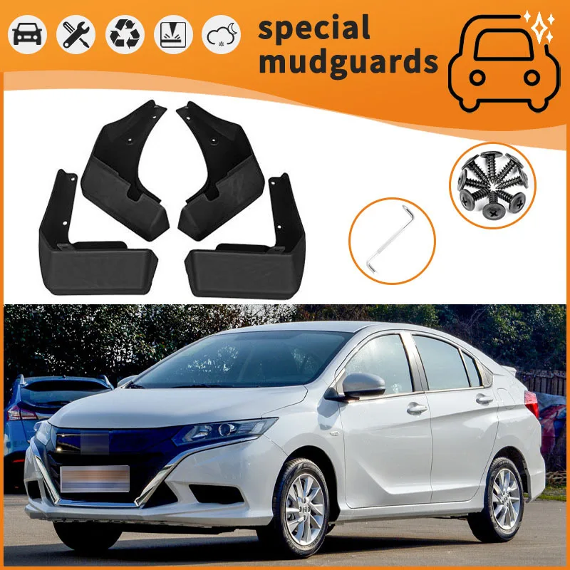 For models 16-17 of Honda Gienia Mudguards Fender Mudflaps Front Rear Flares Splash Guards Cover Car Accessorie