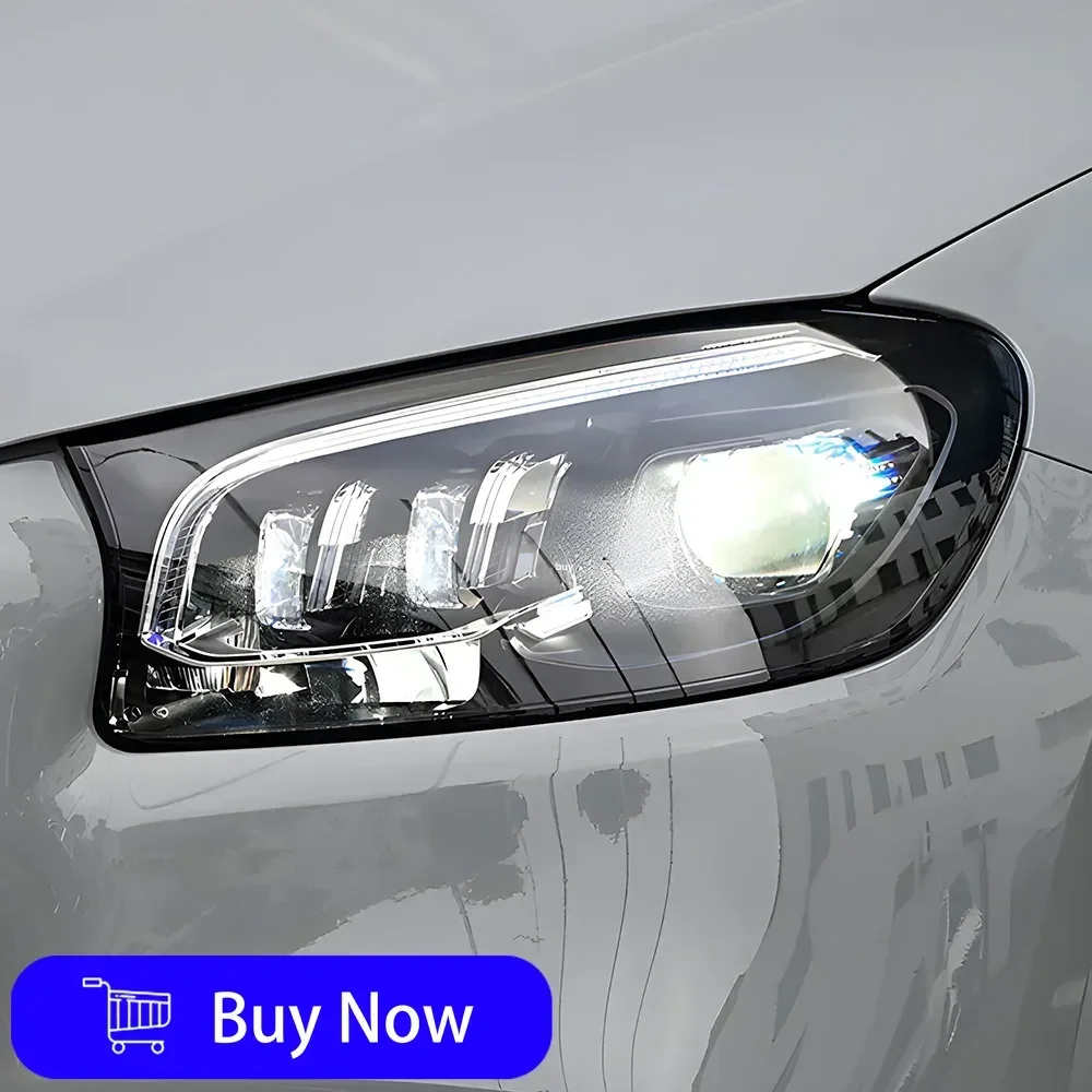 

For Benz GLS166 2020-2024 Auto Headlights Assembly Upgrade LED High Configure GLS167 Dynamic Projector Lens Accessories