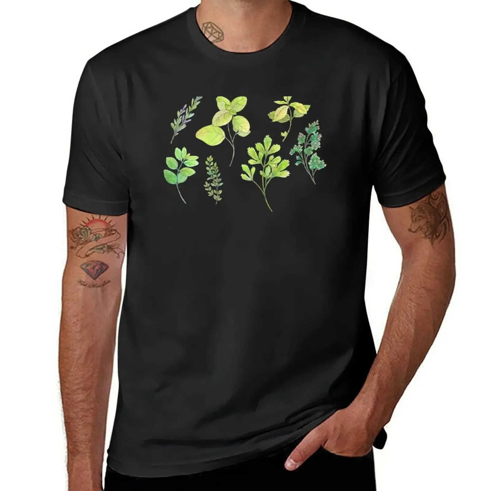 Herb Garden T-Shirt shirts graphic man t shirt clothes for men