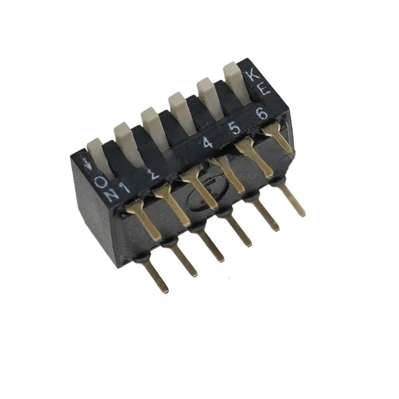 6-bit DSPV06LHGET Original KE Direct Insert Key Switch Side Dial DIP Switch 2.54mm Pitch