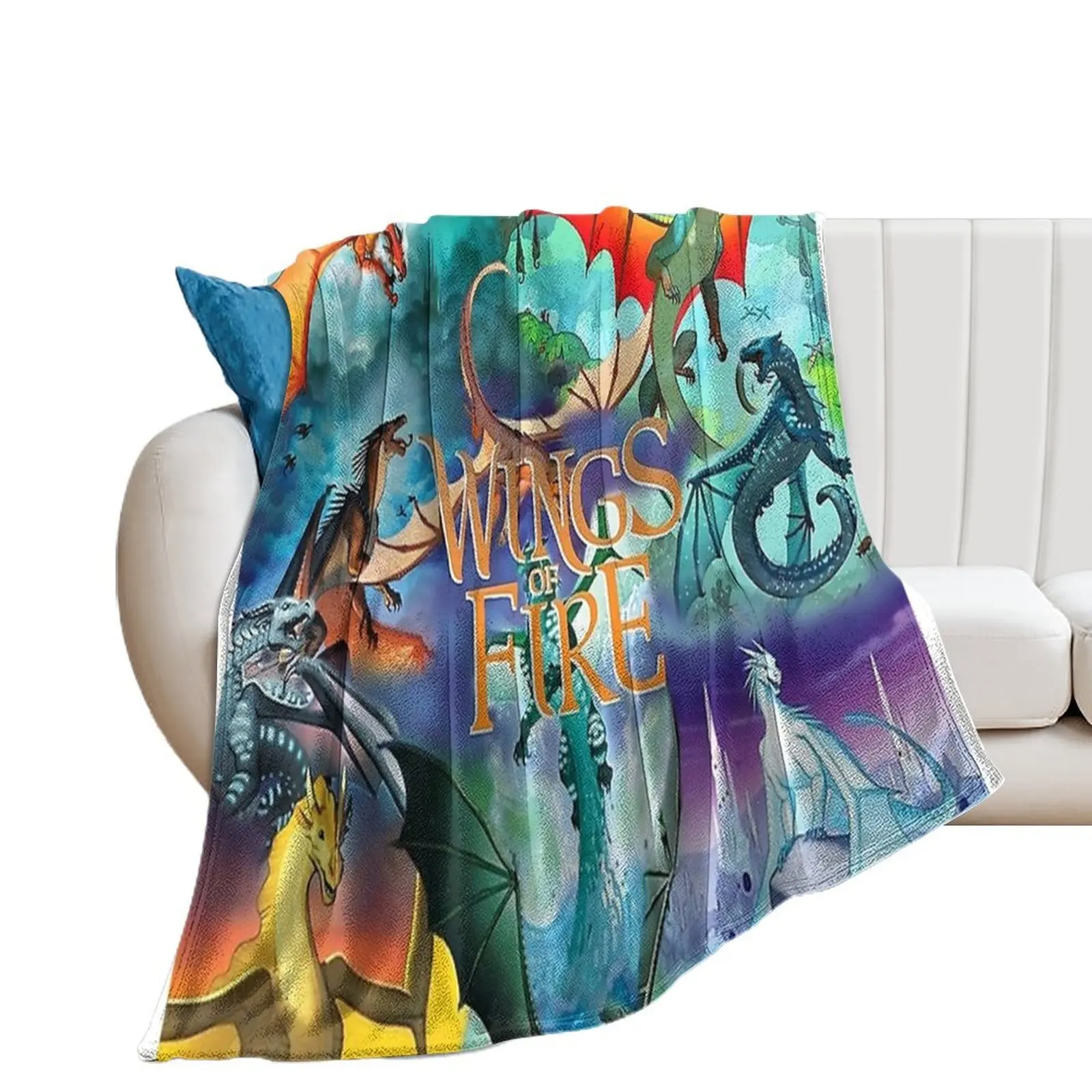 Wings of fire all dragon Series Throw Blanket Thins sofa bed Sofa Quilt Blankets