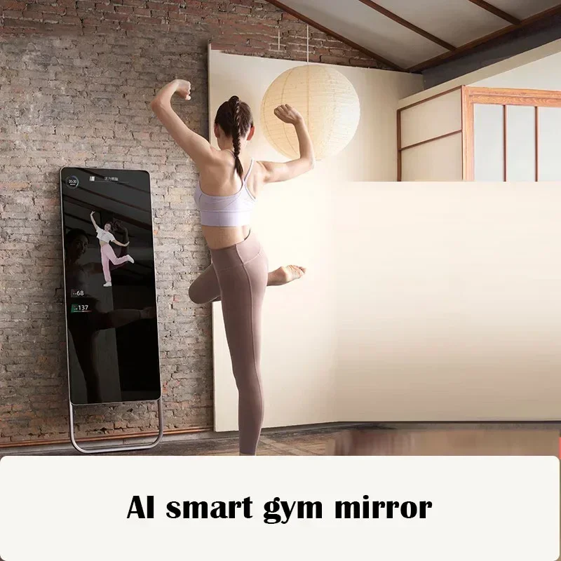 43 55 65 inch LCD touch screen digital sign intelligent fitness ai mirror gym exercise magic mirror