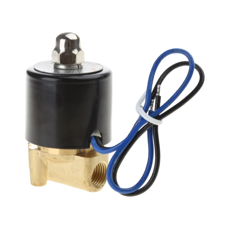 New Normally Closed Solenoid DC12V 24V Pneumatic DN8/10/15/20/25 for Water Oil