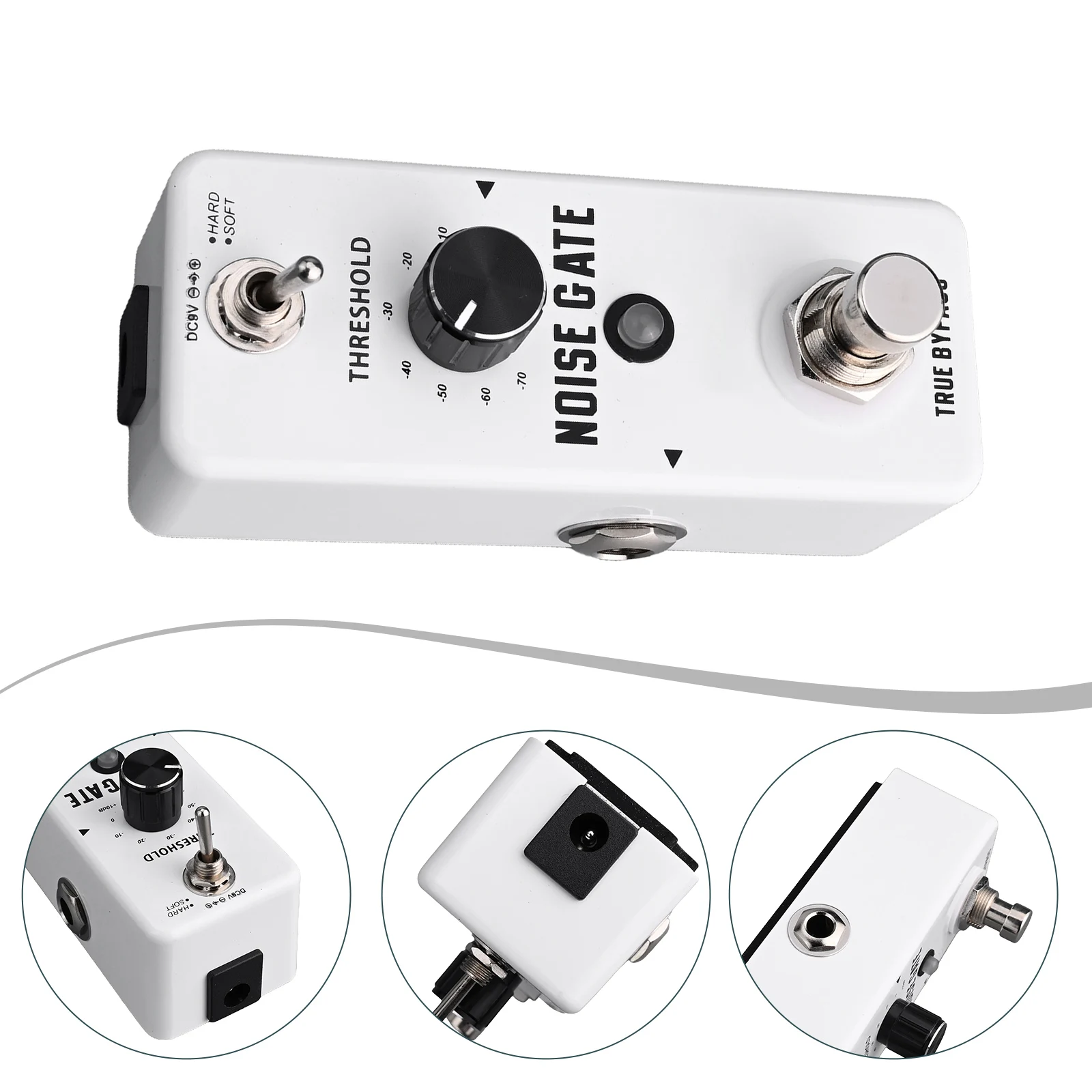 ل Rowin LEF-319 بوابة الضوضاء تأثيرات الغيتار دواسة صغيرة الحد من الضوضاء تأثير صحيح تجاوز دواسة الغيتار الكهربائي الملحقات #6