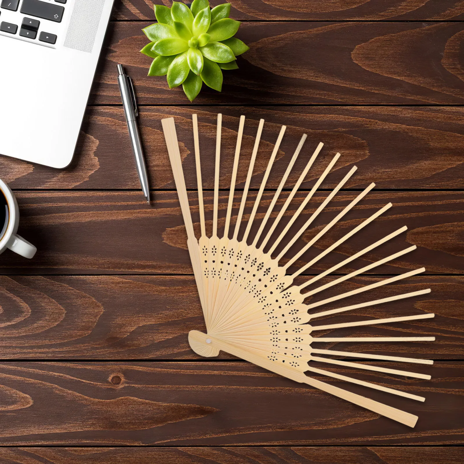 

Набор из 4 бамбуковых заготовок для складных вееров: неокрашенные деревянные спицы для самостоятельного изготовления, материалы для праздничных и свадебных вееров