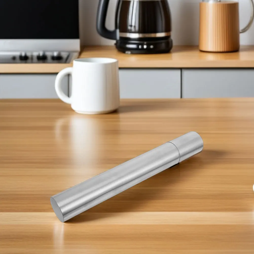 2 個のステンレス鋼ドキュメントチューブ: 認証書ホルダーシリンダー、出生証明書、卒業証書、ポスター用、防水