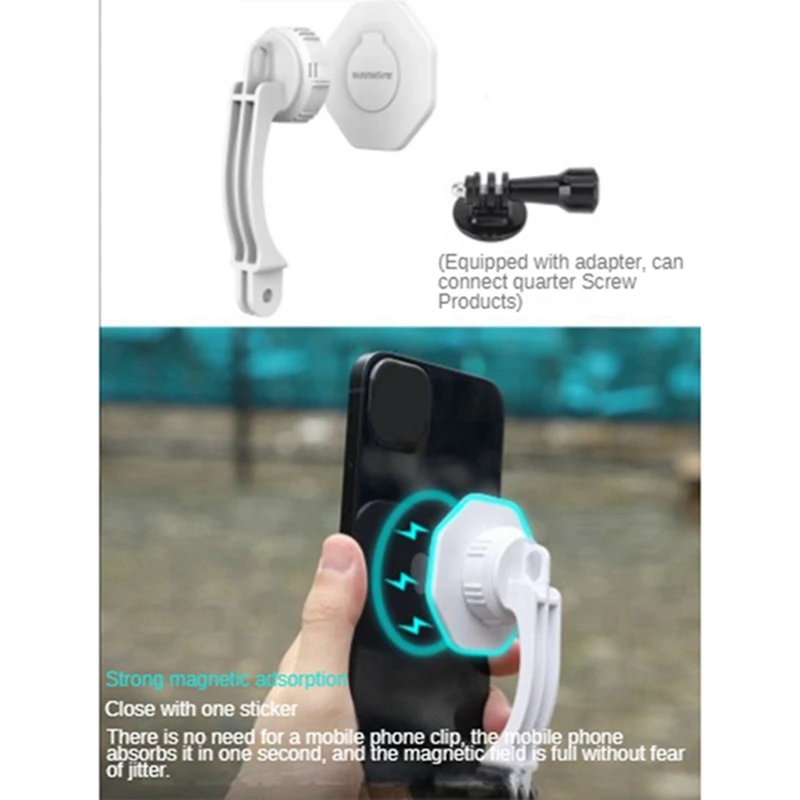 Магнитный адаптер SUNNYLIFE для Osmo Mobile 6 Magsafe, магнитный портативный удобный держатель для телефона, запасные части