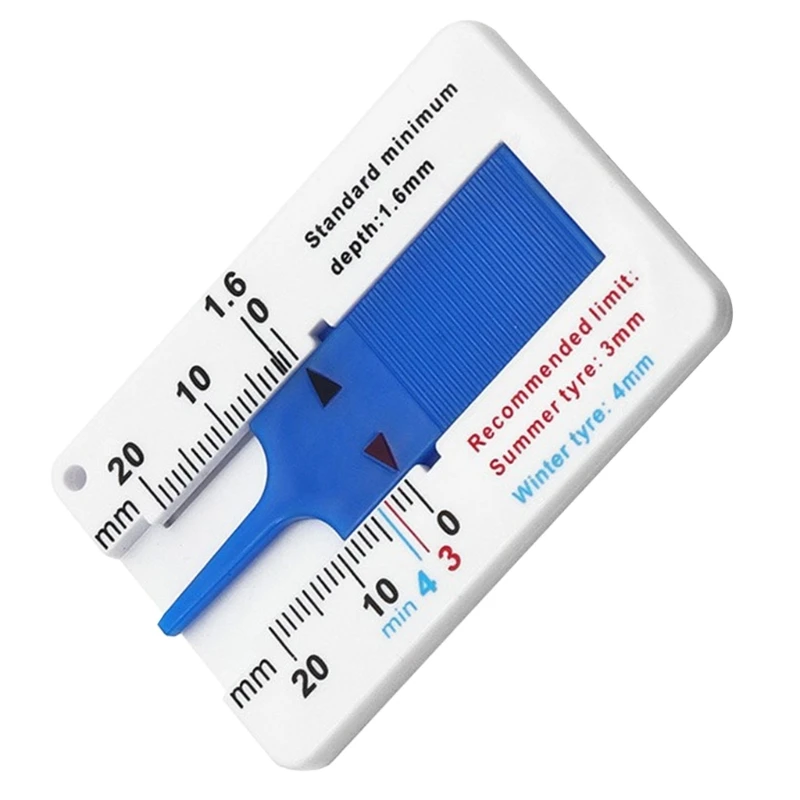ยางรถความลึกความลึก Vernier Caliper ยางระบบตรวจสอบความหนาวัดอัตโนมัติยางความลึกเครื่องมือวัด Dropship