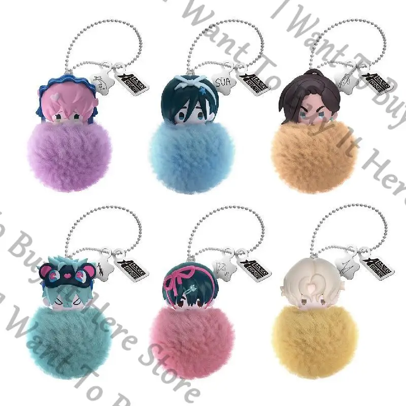 

New Presell Anime Alien Stage Mizi Sua Luka Hyuna Ivan Till Cosplay Cartoon Maumet Keychain Ornament Puppet Keyring Mascot Gift