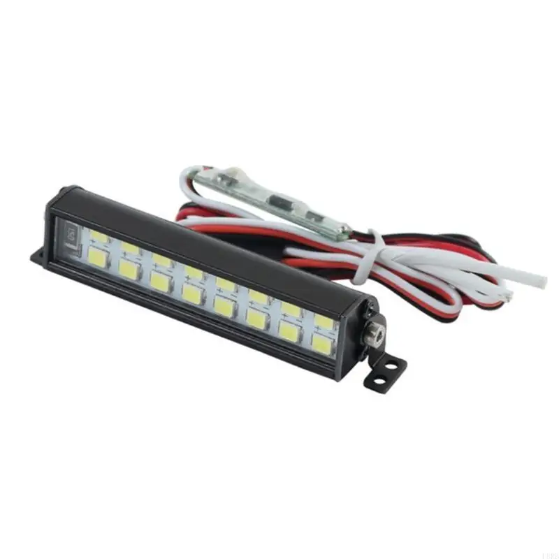 

RC CAR LED LIGHT BAR DECOR для RC 1/10 SCX10 CC01 FLAT CAR L8rb
