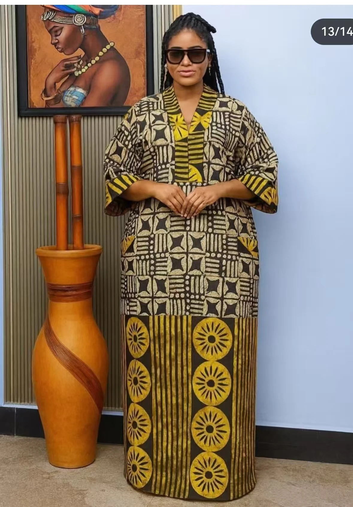 African Dresses for Women Summer Elegant Dashiki Abaya Maxi Dress Africa Clothes Ankara Dresses 2026 Spring Autumn Outfits