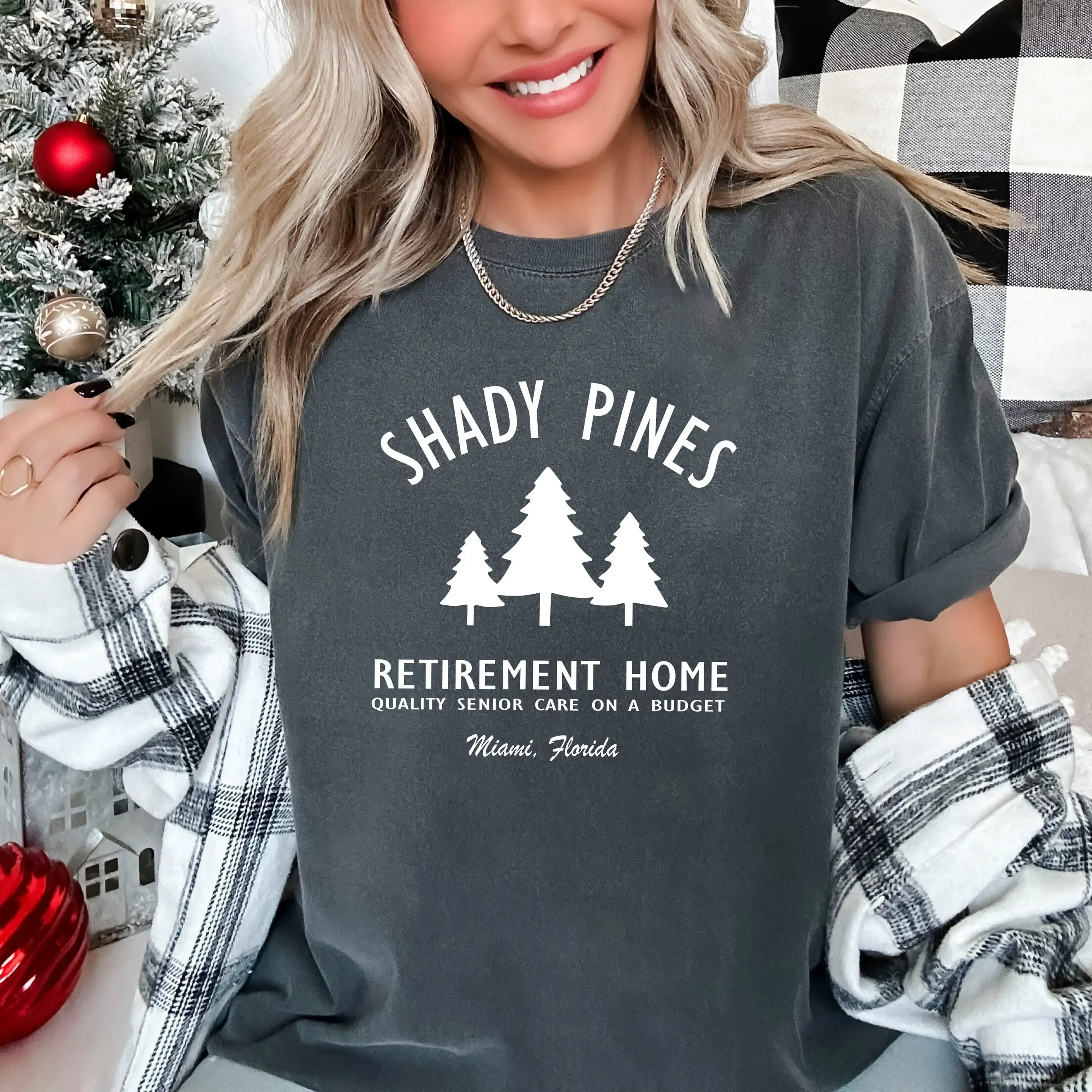 

Comfort Color Shady Pines T Shirt Retirement Home Golden Girls Merch