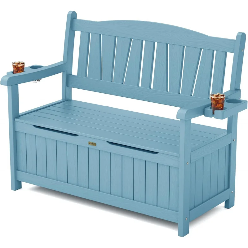

2026 New：Outdoor Storage Patio: Heavy Duty Garden with 96° High Backrest & Oversized Seating - HIPS Weather