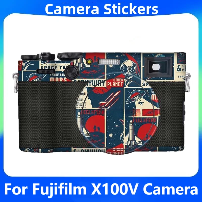 For Fujifilm X100V Camera Sticker Vinyl Wrap Film Camera Body Protective Sticker Protector Coat For Fuji X100 V X100-V