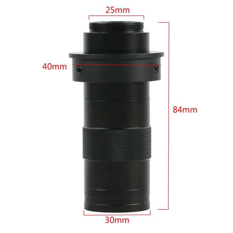 Imagem -02 - Zoom Monocular c Montagem Lente Lupa Lente Ocular fo Industrial 4k 2k Hdmi Vga Tipo-c Câmera de Microscópio de Solda 130x