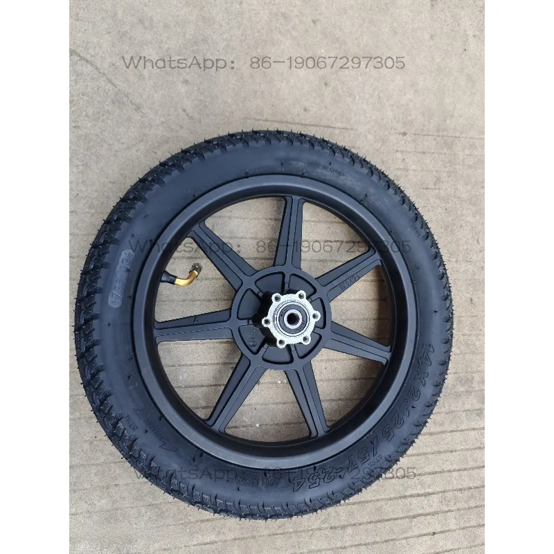 14-Inch driving car disc brake front wheel aluminum alloy wheel hub seven cutter wheel vacuum tire 142.125