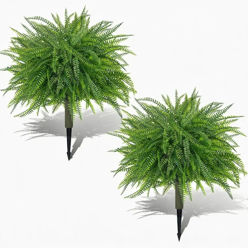 24 Artificial Topiary Trees with Stakes and Outdoor Topiary Bushes - UV Resistant for Front Porch, Garden, Yard, and Patio Decor
