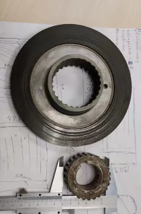 

Brake pads and shaft sleeves