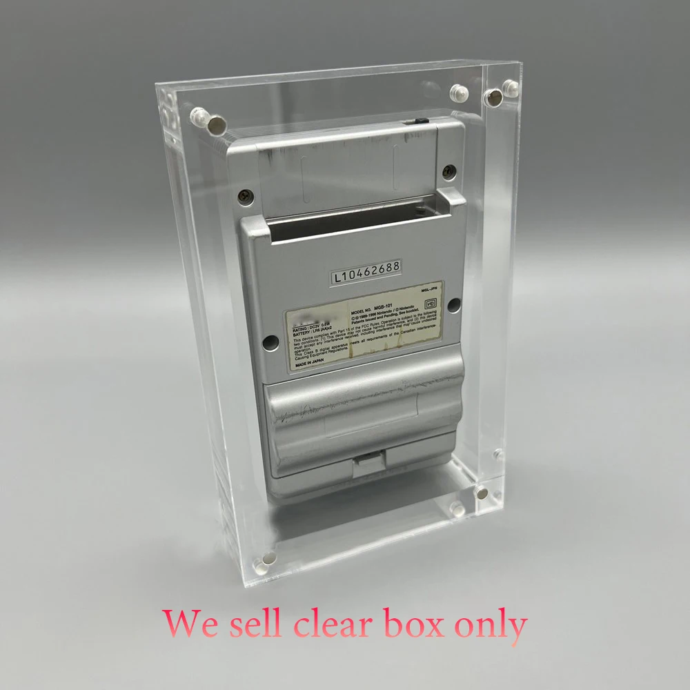 Acrylic High Transparency Box Protector For Game Boy Console Transparent Collect Boxes For GBL Shell Clear Display Case