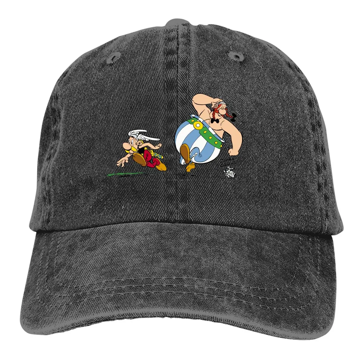 Washed Men's Baseball Cap Ouah Ouah Trucker Snapback Caps Dad Hat Asterix and Obelix Golf Hats