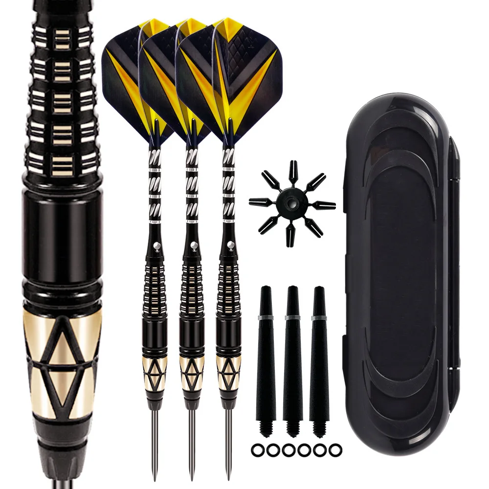 

22g Professional Competition Brass Training Dart Needle with Protector Aluminum Rod Dart Keel Exquisite Gift Box Set Dart Needle