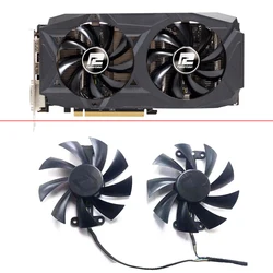 Yeni 2 adet pla09215brx Powercolor RX 580 için 85MM 4PIN soğutma fanı kırmızı ejderha 8GB grafik kartı Fan değiştirme GPU Fan