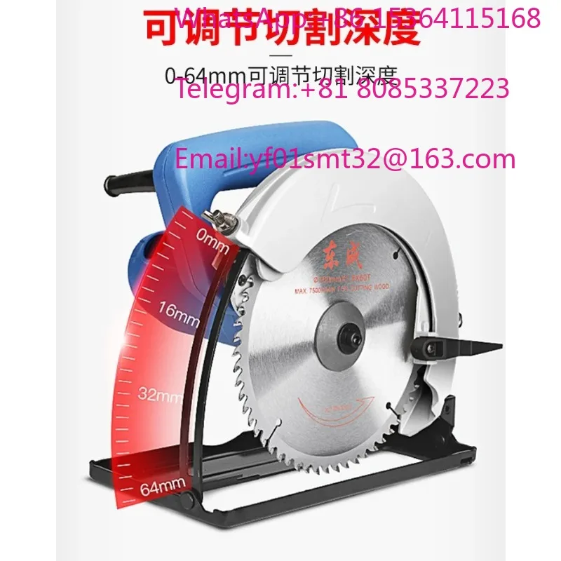 7 & 9 Inch Portable Electric Circular Saw Flip Type Table Cutting Saw Woodworking Cutting Equipment