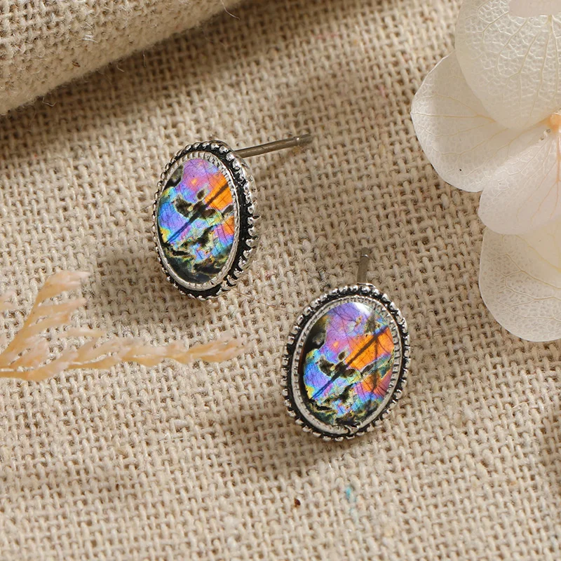 2pcs Fashionable and Exquisite Retro Bohemian Style Rotundity Earrings for Women Men Birthday Anniversary Gift Party Jewelry