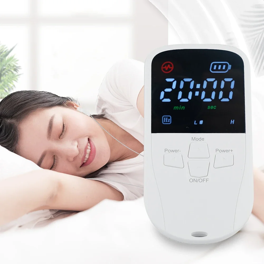 

Laspot Sleep Aid Device Insomnia Anxiety Stress Relaxation Pulse Therapy Cranial Electrotherapy Stimulator CES Medical Equipment