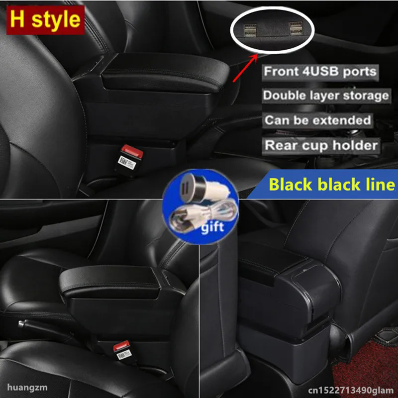 Für Hyundai Accent Armlehnenbox für Hyundai Accent Verna Auto-Armlehnenbox Mittelkonsole Aufbewahrungsbox Spezielles Nachrüst-Zubehör – Detail 20