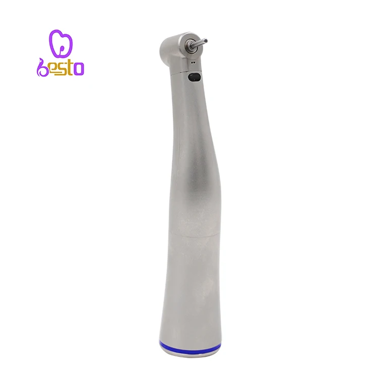 

1:1 de ntal Low Speed Handpiece Fiber Optic Contra Angle with FG1.6mm Internal Water Spray Stainless Steel Dentist Instrument