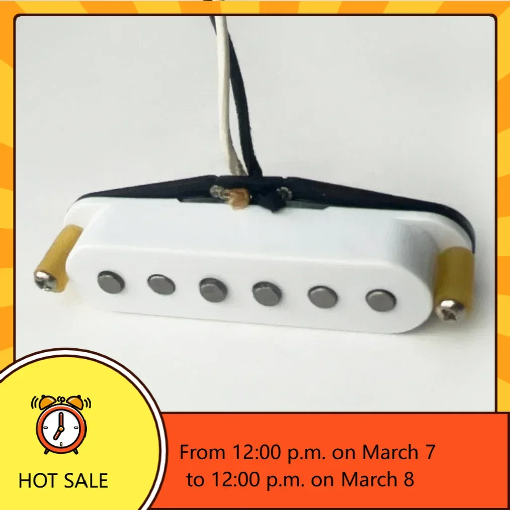 

Guitar Single Coil Pickups Set of 3 Vintage Sound 69 Style Interleaved Replacement Pickups for Enhanced Sound Qu