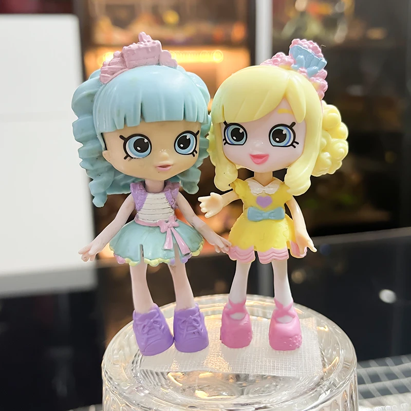 Lps Dogs Shop Girl Happy Place Blue Yellow Hair  Doll Shopping Anime Action Figures Toys Limited Collection Model  Girls Y23