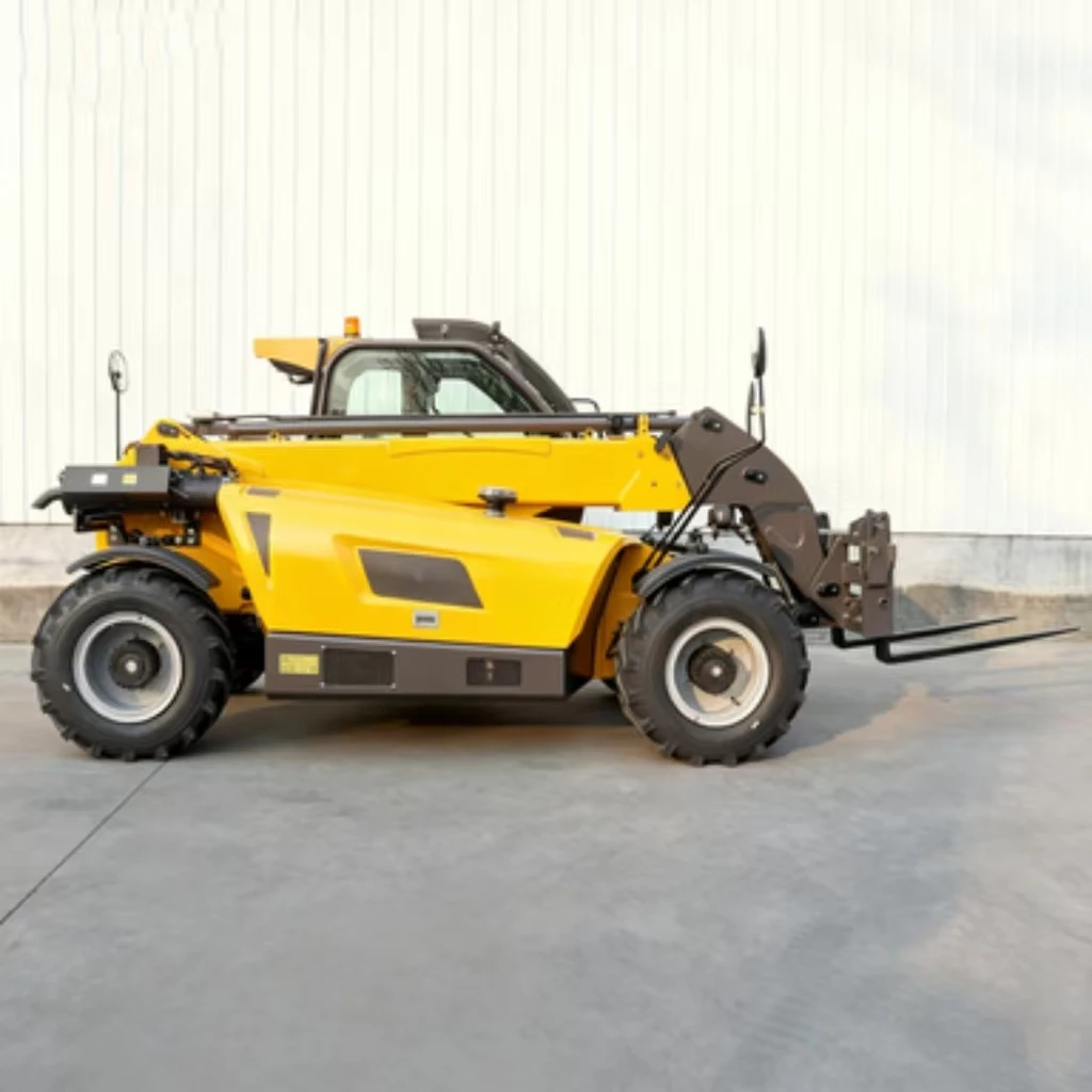 Customized Diesel Telehandler 3 Ton 3.5 Ton Hydraulic Joystick Telescopic Forklift With Air Conditioner
