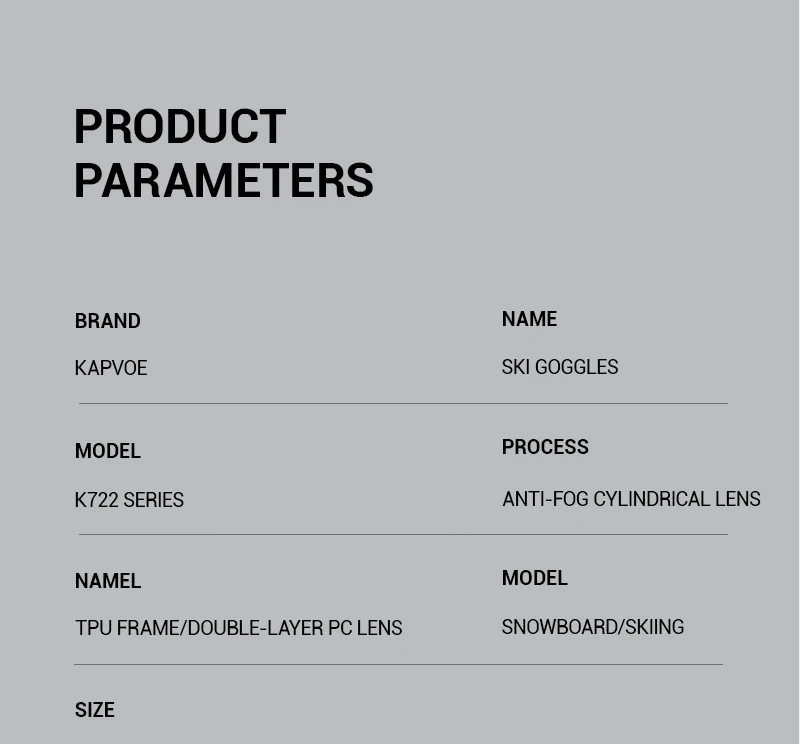 KAPVOE Männer Frauen Doppel Schichten Anti-Fog Ski Brille Schneemobil Brillen Outdoor Sport Schnee Snowboard Brille Magnetische Linsen Neue – Detail 14