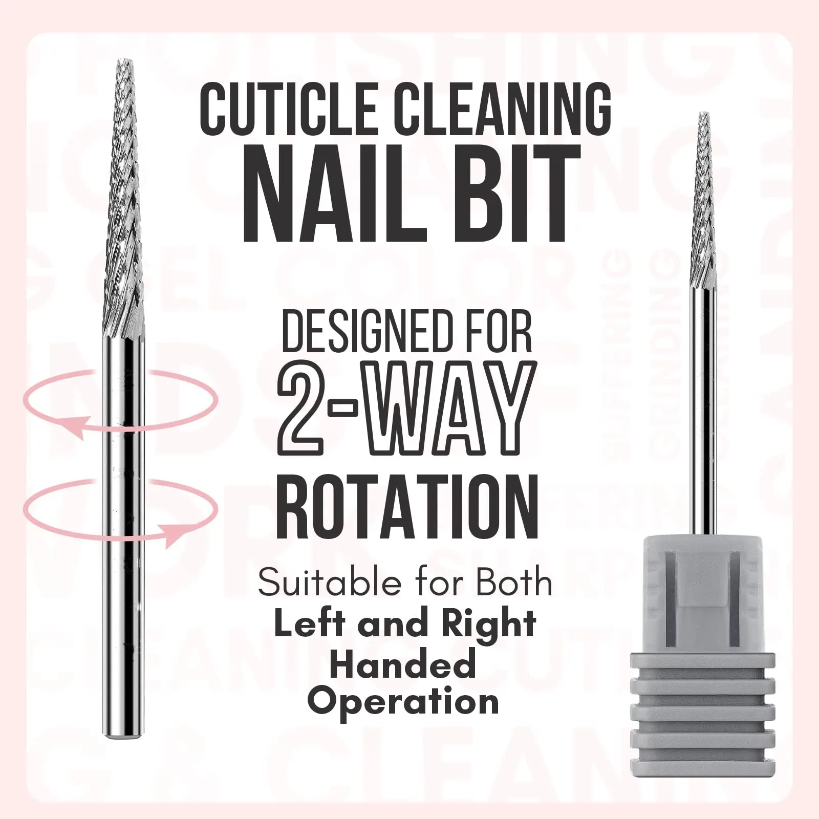 Manicure Drill Bit for Nails 3/32