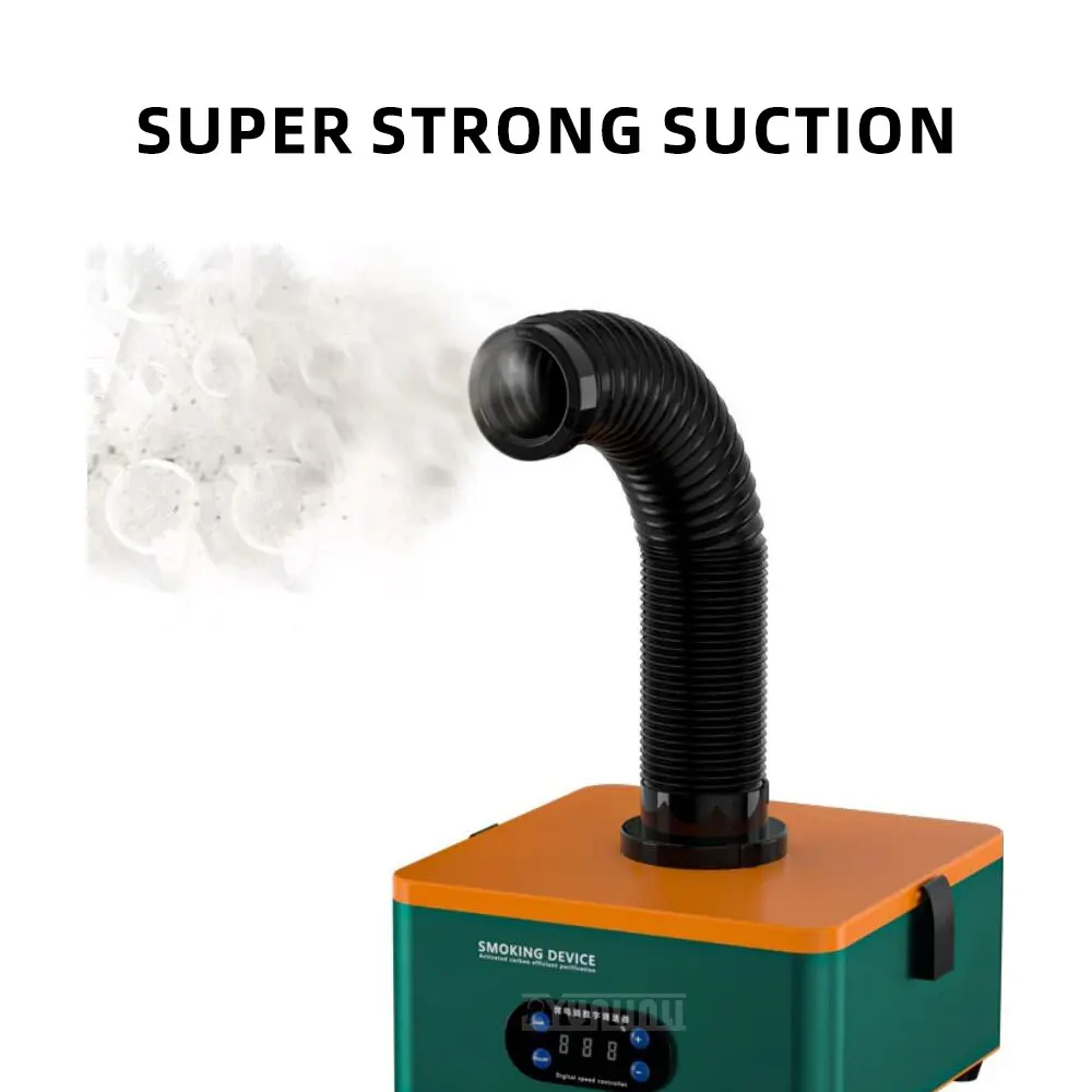 For Circuit Board Soldering Smoke Absorber Detachable Activated Carbon Fume Extractor Welding Smoke Purification Equipment