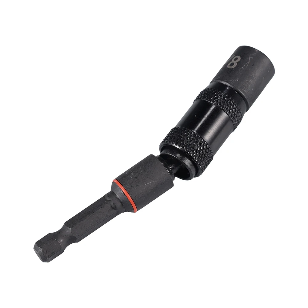 Hex Magnetic For Ring Screwdriver Extension Rod Swivel Quick Change Holder For 1/4 3/8 5/16 Inch Drill Bits And Socket Adapter T