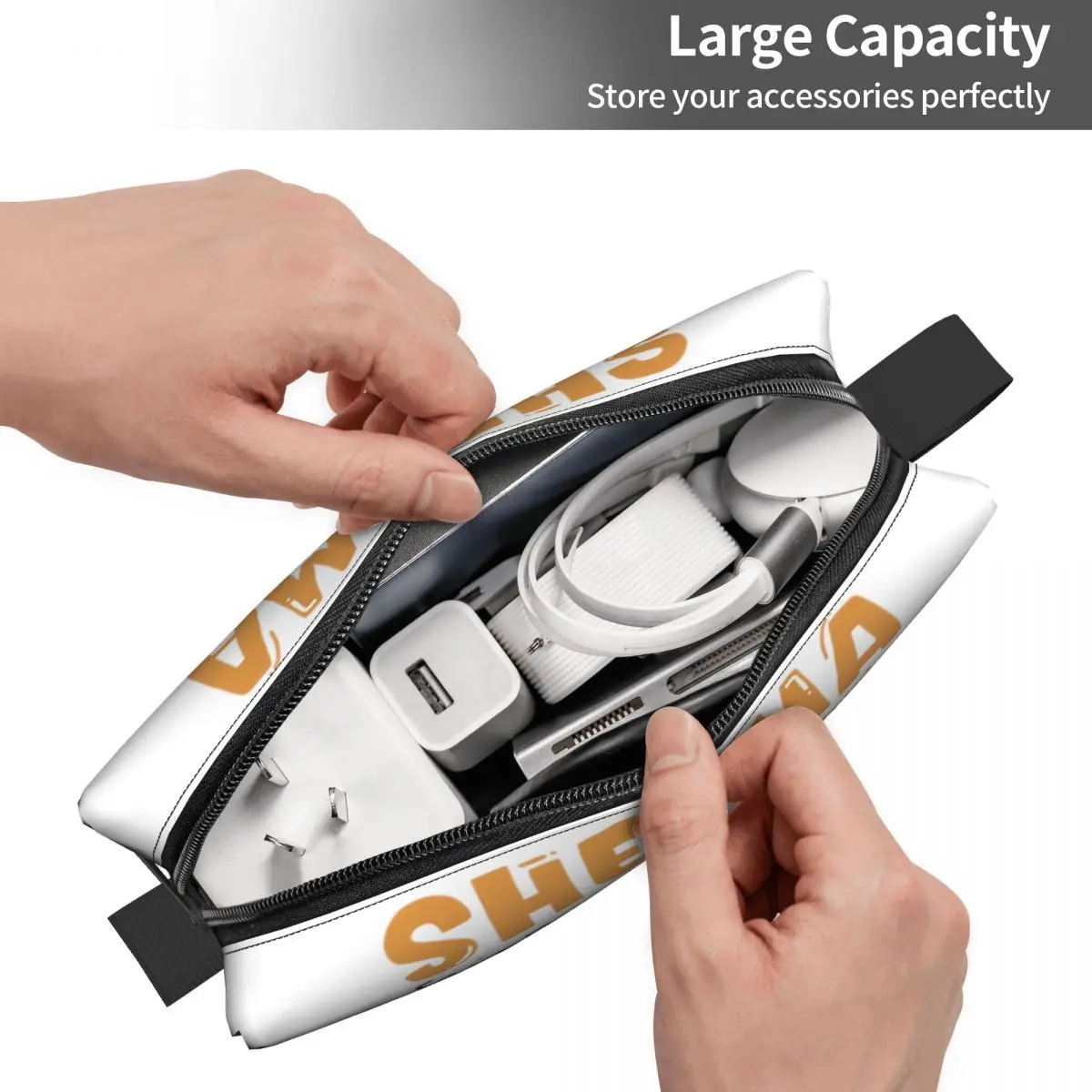 حقائب مكياج هولو نايت سيلكسونج شيرما، حقيبة مستحضرات تجميل أنيقة لتنظيم المكياج في الهواء الطلق #4